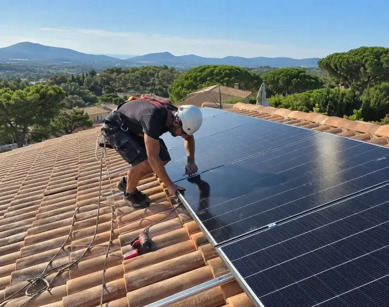 Installateur panneaux solaires Châteauneuf-de-Bordette — pose photovoltaïque sur toiture