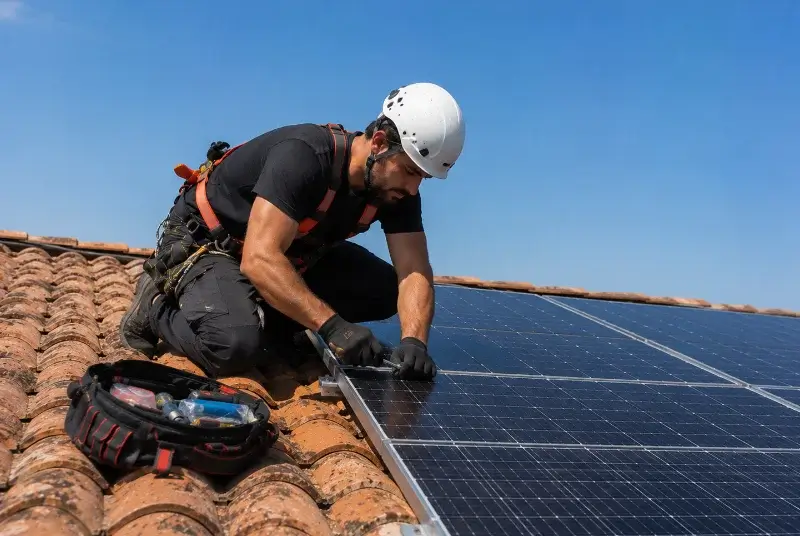 Maintenance et monitoring de panneaux solaires à Châteauneuf-de-Bordette