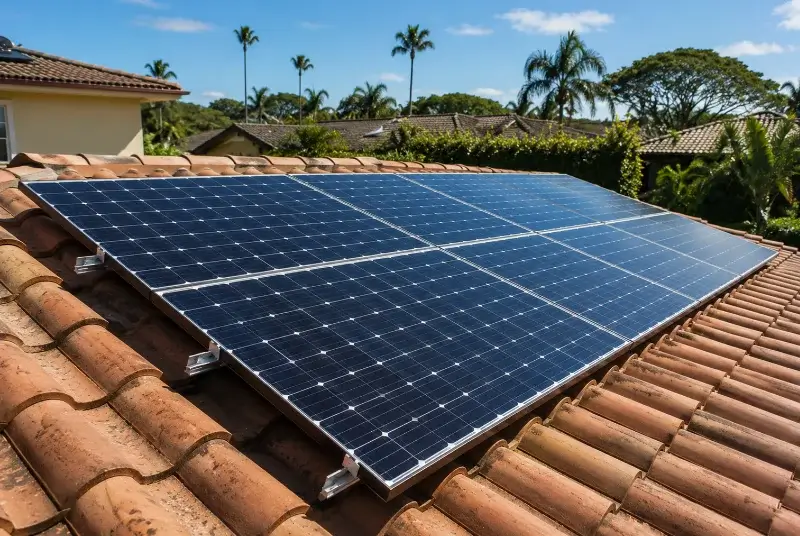 Installation de panneaux solaires à Châteauneuf-de-Bordette
