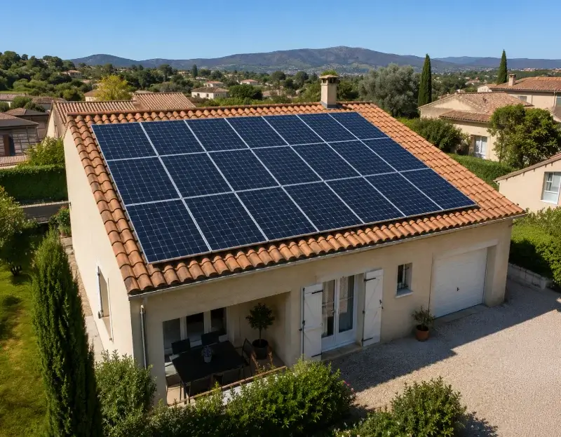 Prime à l'autoconsommation panneaux solaires Châteauneuf-de-Bordette — aide financière de l'État